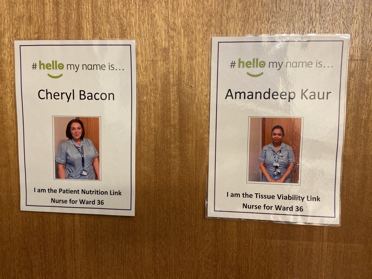 We’re making it easier for our staff to identify who our link nurses are! #HelloMyNameIs #LinkNurse #AssessmentAndAccreditation #BecomingTheBest #HereToSupport @UHLfox @carolbrad1 @UHL_Team_SM @madhouse50burt @Sh4zz4H