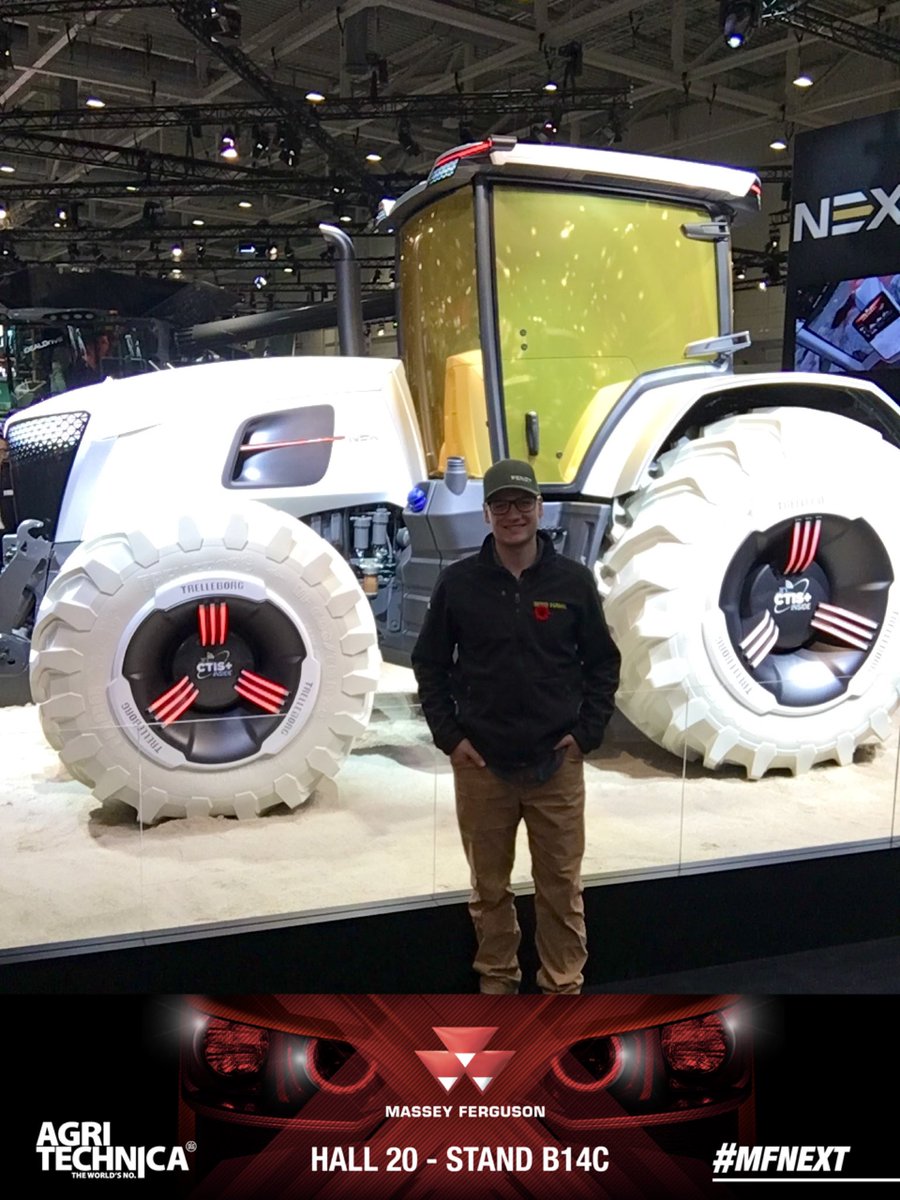 Awesome time at #Agritechnica2019 and if I get the most likes on this picture I win a sweet prize. #MFNEXT #TellYourFriends #Germany