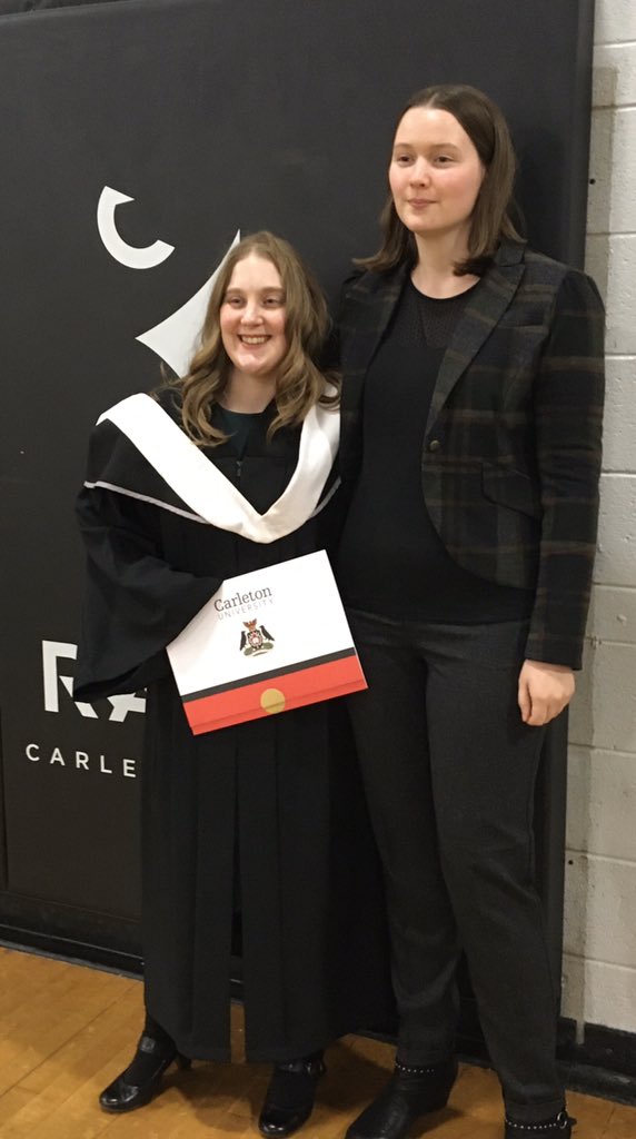 jasmin_pettie's tweet photo. Graduated with my Master of Arts in Political Science this past weekend! #CarletonConvocation #graduation #Masters https://t.co/5mjXTr4PKO