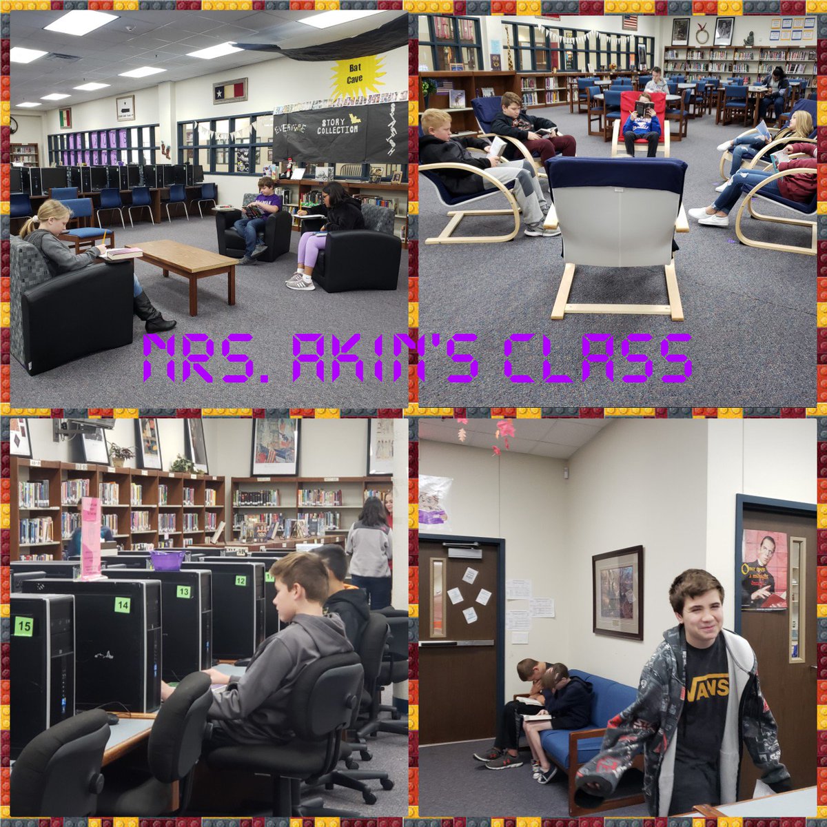 It may be cold outside, but it's a beautiful day in the library. Students are busy writing reflections to enter the Turkey hunt drawing. Winners will be announced December 6th. <a href="/WISDBrabham/">Brabham Middle School</a> <a href="/AkinJudy/">Judy Akin</a> #nocrop made by <a href="/lyrebirdstudio/">Lyrebird Studio</a>