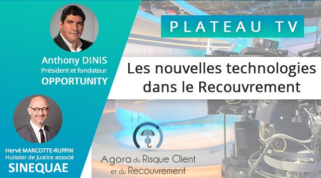Opportunity_FR's tweet photo. #PlateauTV 📺 le 14/11, débat ouvert entre Anthony DINIS et Hervé MARCOTTE-RUFFIN sur "les nouvelles technologies dans le #Recouvrement"👉🏻 Beau débat en perspective 👍🏻 Merci à @AgoraRisk pour l'organisation de cette soirée 😊
Inscriptions👉🏻 https://t.co/Qt5jfrAHc9
#RisqueClient https://t.co/OwDqc9RkYP