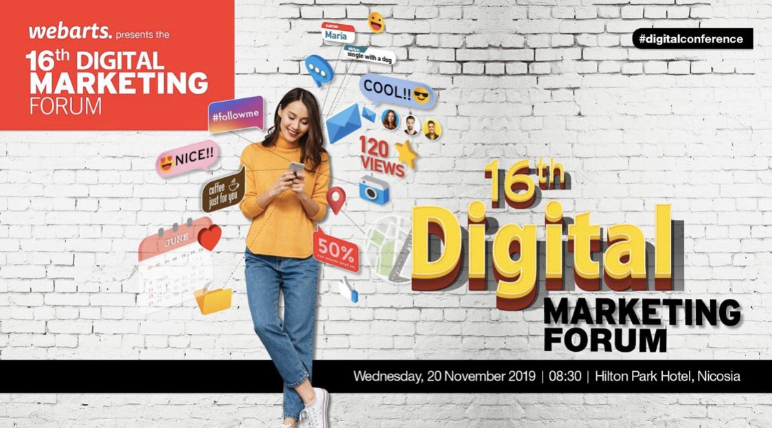 I feel so grateful to have been asked to speak at the 16th Digital Marketing Forum in Cyprus next week by <a href="/imhbusiness/">IMH</a>! I’m so excited to be attending and can’t wait to meet everyone and all the other speakers #digitalconference #internationalspeaker #digitalmarketing