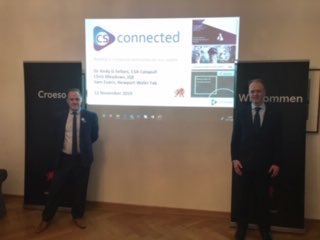 NewportWaferFab's tweet image. ⁦@NewportWaferFab⁩ ⁦@CSACatapult⁩ present the #cscluster British Consulate Munich ⁦@InvestWales⁩