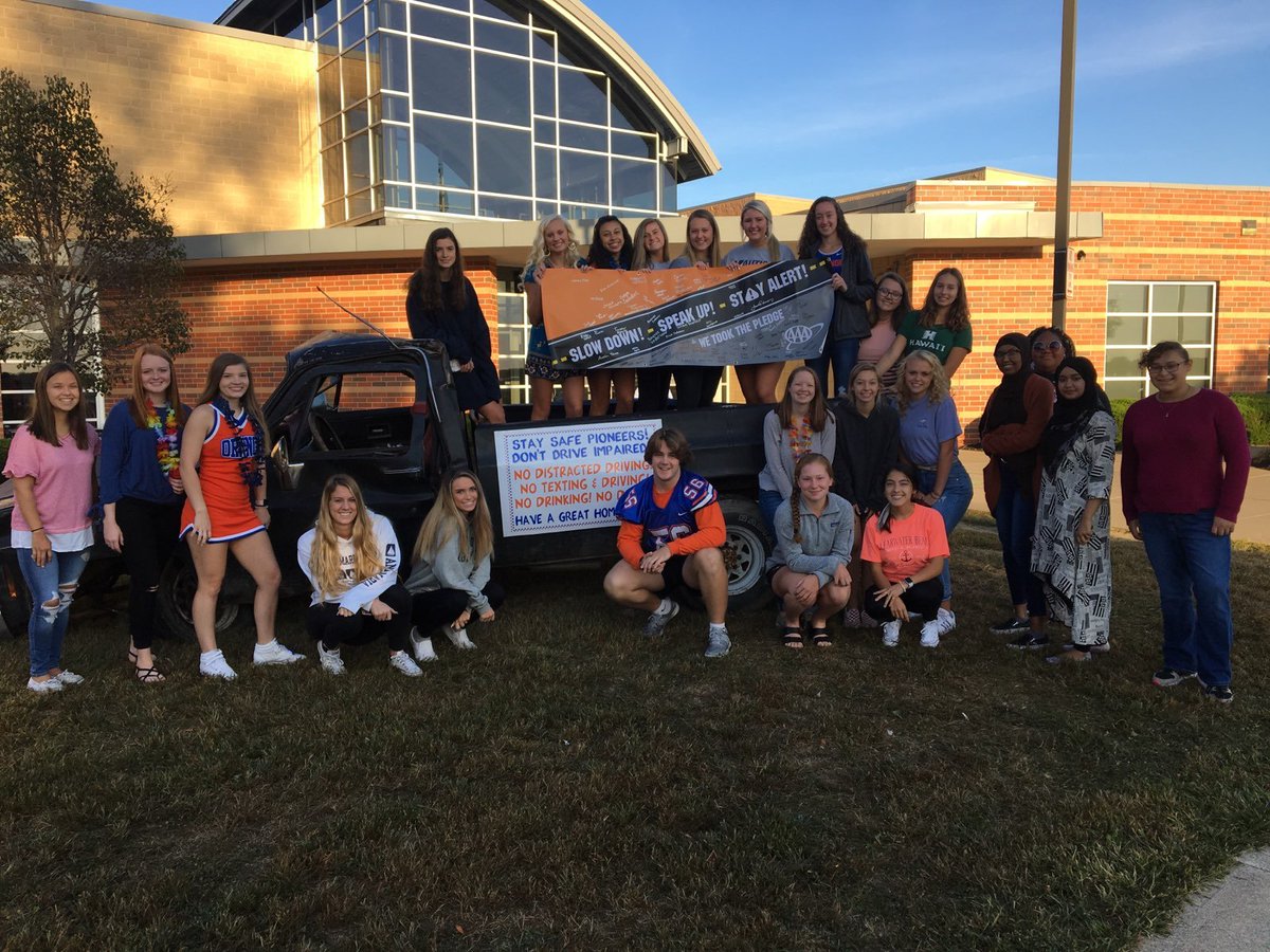 Olentangy Schools Orange High School reached Silver Level with 2,425 points, with activities like Teen Night at the Garage, presentations, displaying a damaged vehicle  as a reminder of distracted/impaired driving, and more! Check out their activity board: bit.ly/2Q9l8p8