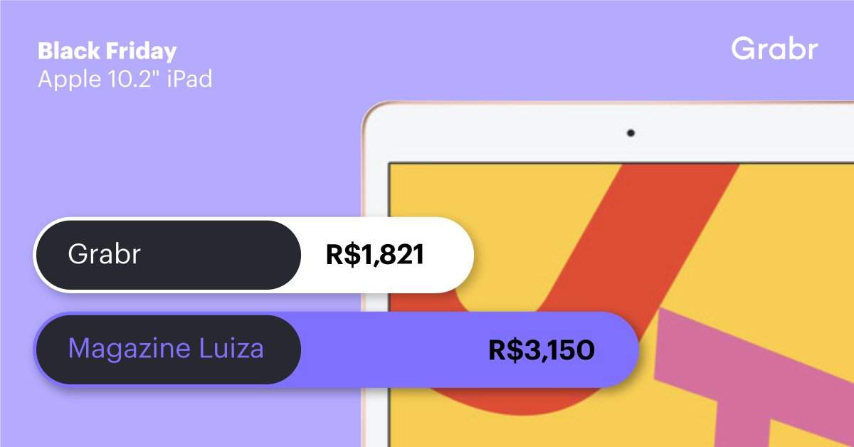 Descontos imperdíveis e verdadeiros na #BlackFridayGrabr 😍🤑
soo.nr/CTUc