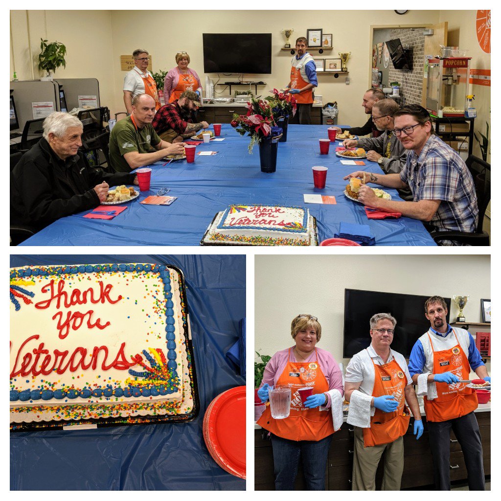6554 honored our Veterans with a lunch served by their managers! We appreciate them and their service to our country. 🇺🇲