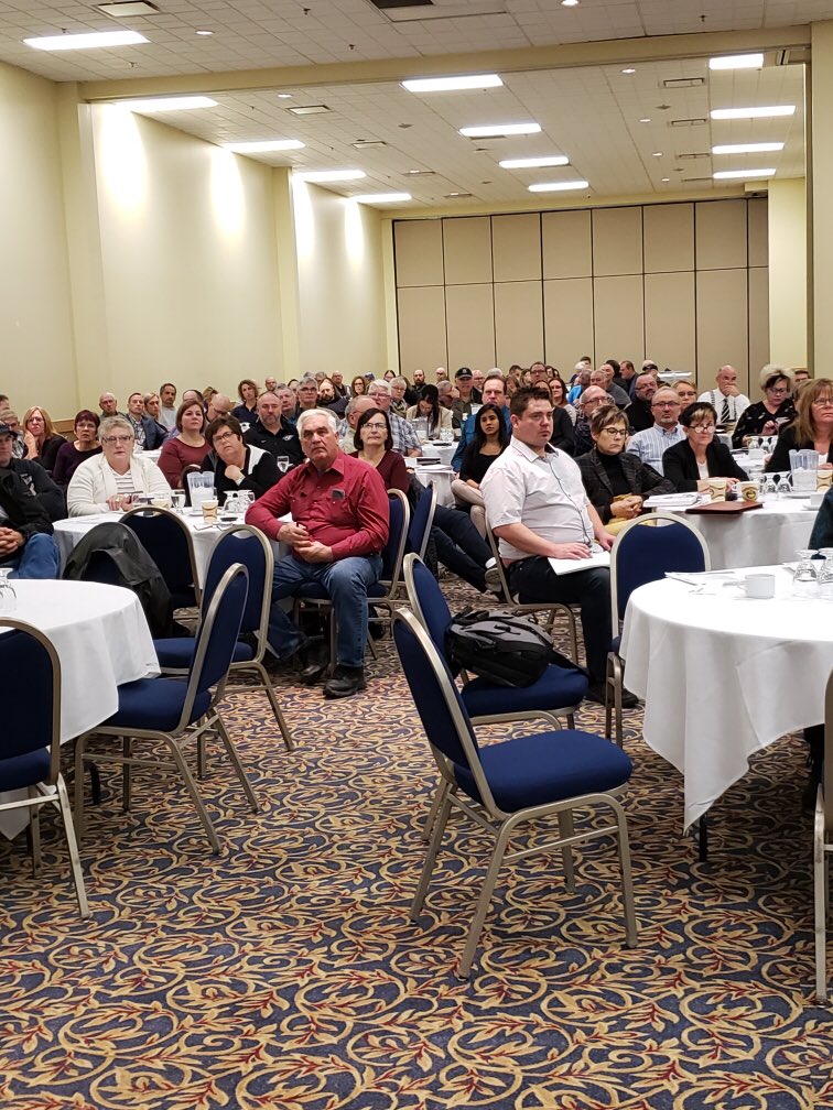 SARM_Voice's tweet photo. Great turn out for SARM Bridge Summit 2019! Thank you to our sponsor @SaskHeavy #infrastructure #ruralmatters https://t.co/8H6Mc5Ne3h