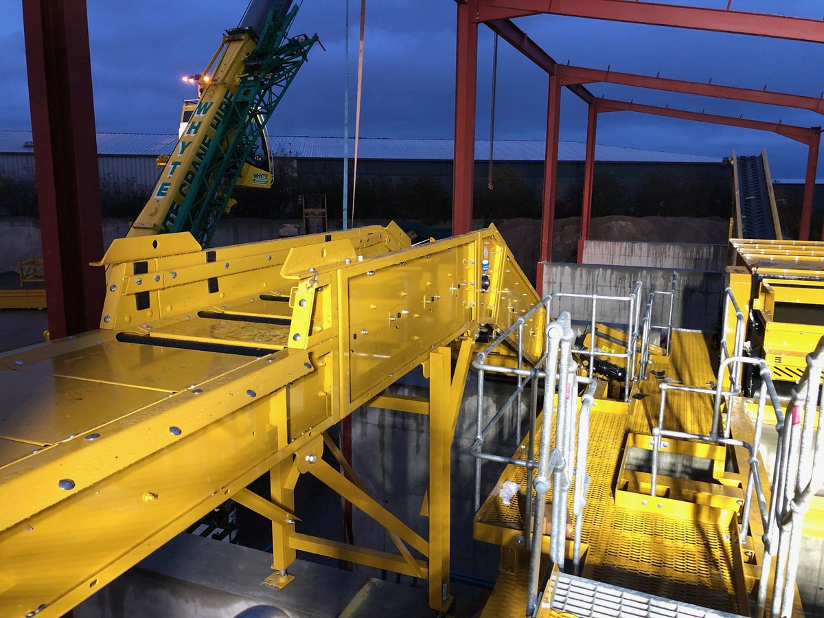 kiverco's tweet photo. This week's Kiverco installation at @EISWaste Aberdeen. We're experiencing some wet conditions to say the least but all going to plan! #builtwithbackbone https://t.co/VkZbT8GRyg