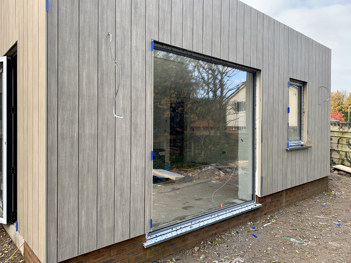 franceandassoc's tweet photo. Our project is taking shape in #Bolton - with the cladding looking fantastic! #franceandassociates #huddersfied #architecture #accessibility #accessible #design #projectadministration #contemporary #bespoke #inclusive #trespa #cladding #newbuild #designfordisability https://t.co/sA6n4kAp9g