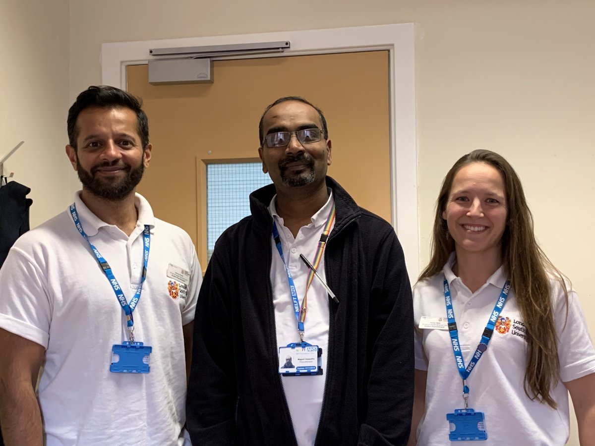 Bacon72Bacon's tweet photo. Great to hear the benefits of 2:1 physiotherapy student placement model from LSBU students on placement at NELFT  @NELFT_AHP @ShanleyOliver @debbie_feetham @thecspstudents @SueJollyPattsOT @LSBU @LSBU_HSC @mark_spreckley @MM_Physio https://t.co/0pNwhD0C0d