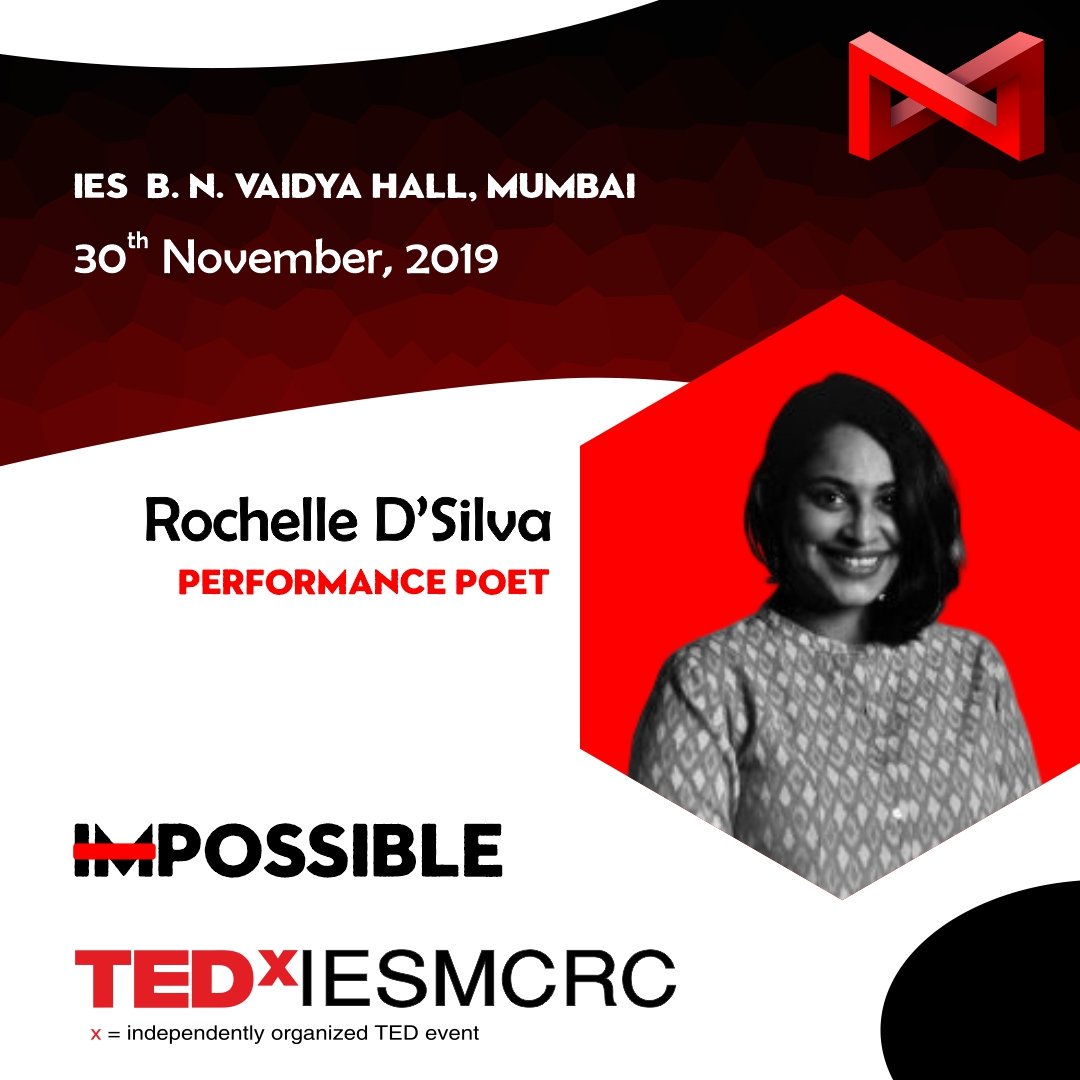 Poetry is when an emotion has found its thought and the thought has found words. We have with us a performance poet from Goa who has expressed her feelings through her poetry in India and different other parts of the world. 

#tedxiesmcrc #iesmcrc #tedtalk