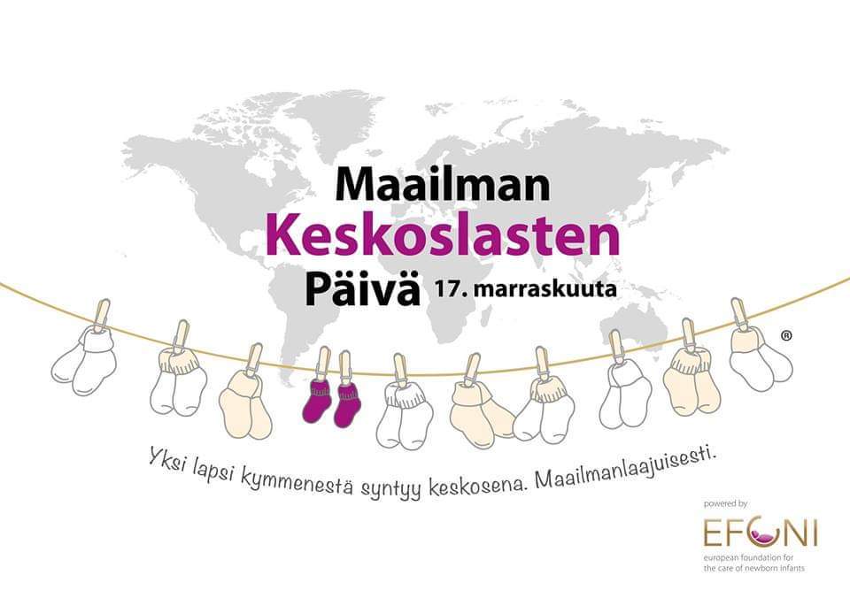 keskosperheet's tweet photo. Tervetuloa Maailman Keskoslasten Päivän tapahtumaan Helsinkiin 17.11.! Ohjelma ja ilmoittautumisohjeet https://t.co/BaF07MTTw5. Tapahtuma on maksuton ja avoin kaikille kiinnostuneille! #keskoslastenpäivä #worldprematurityday #keskosperheet https://t.co/0cxoDYMsYL