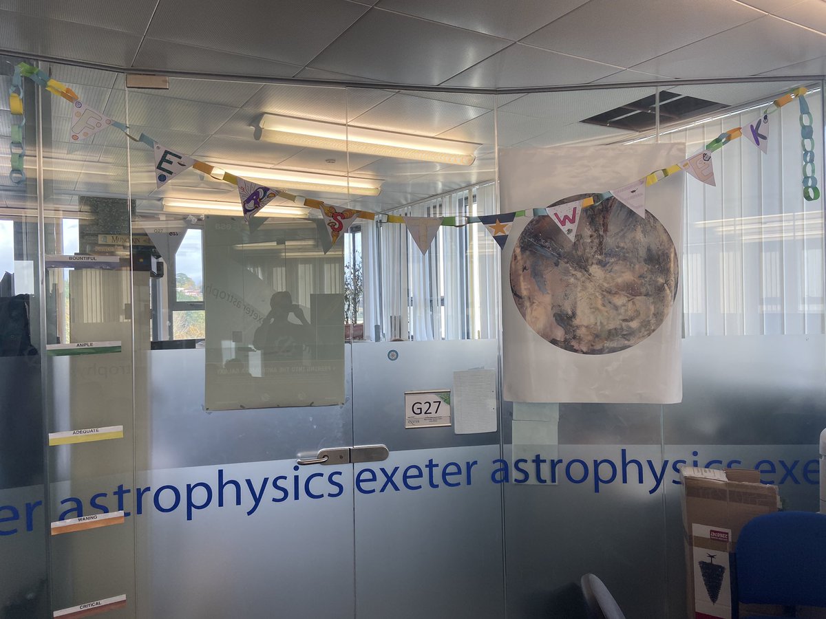 physicsG27's tweet photo. We kicked off #G27feastweek in a big way yesterday with our traditional bunting https://t.co/csFqfoMc5h