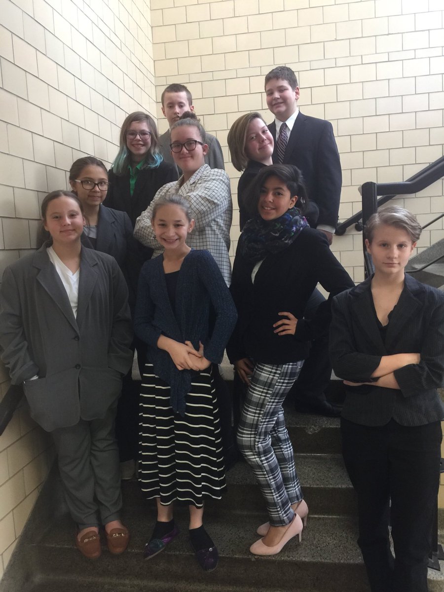 SraCSmith's tweet photo. So proud of both of my middle school mock trial teams yesterday at the regional competition! #schuylerchildren #foundingeagles ⁦@WoodsideMS⁩ ⁦@SaydelCSD⁩ https://t.co/xfxTOM501H