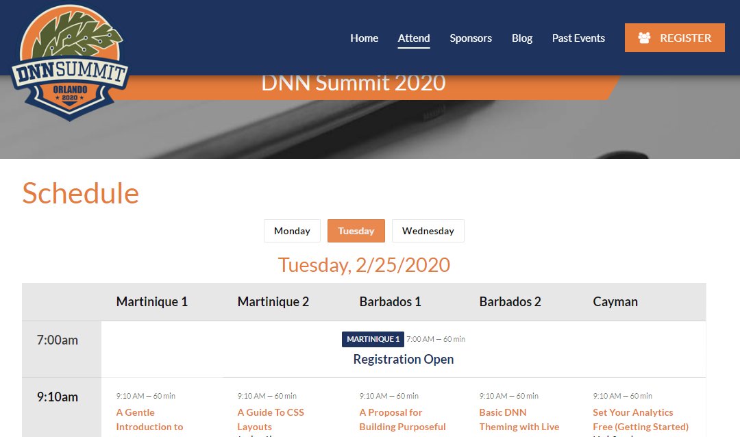 DNNSummit tweet media