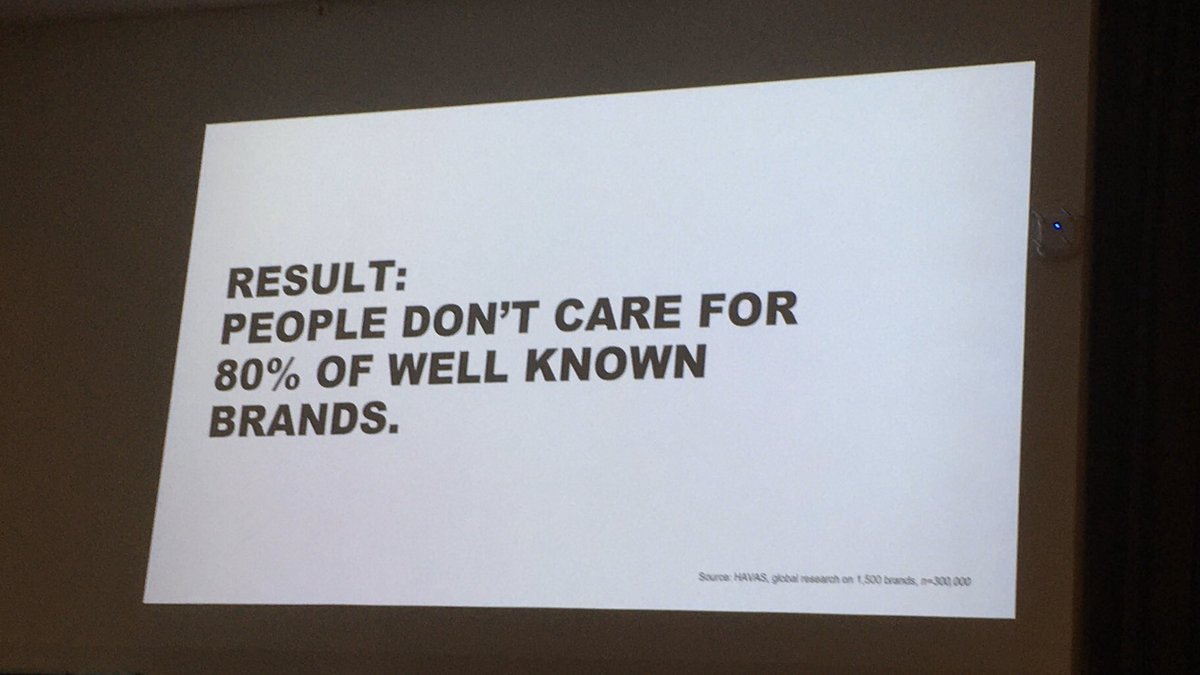 SittaAndy's tweet photo. People don’t care about brands and brands don’t care about people. Isn’t it time to break the circle? #NativeDays19 https://t.co/Xotdxvlkgu