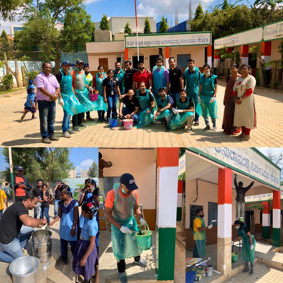 vattikuti's tweet photo. Volunteering for @SAP’s Month of Service has been so satisfying. As a team we have been part of many firsts .And government school kids rock @LifeatSAP @sap4good @SAPAriba #makeSAPAribaIDCAwesome @mdnadeemshaik @MrunalMB @GunjanCPatel @debaban1 @saiki0684 https://t.co/4Gi5osNxwg