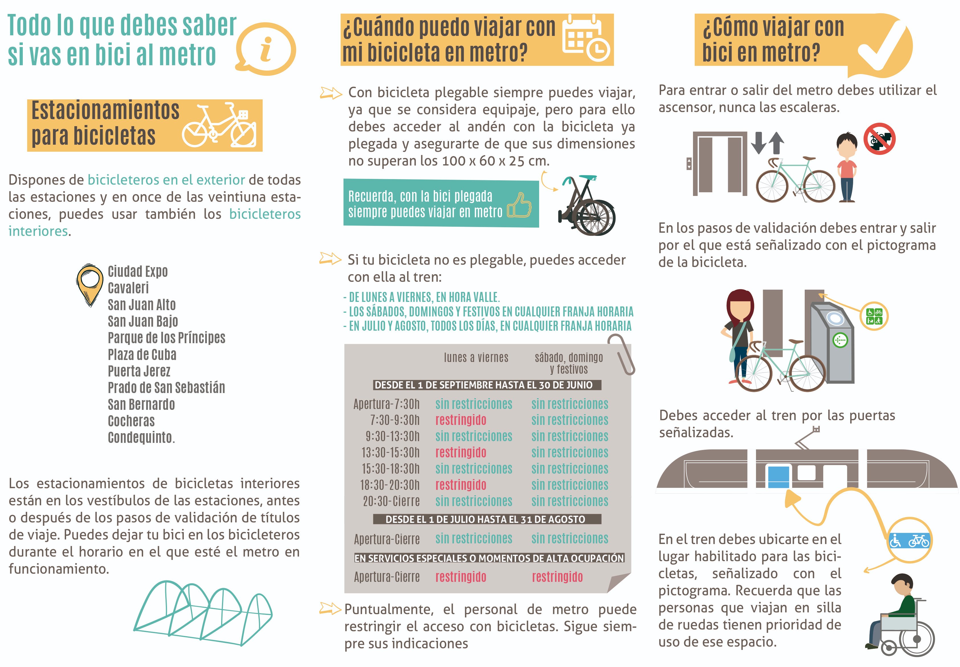 Bicicletas 7 de agosto horarios new arrivals