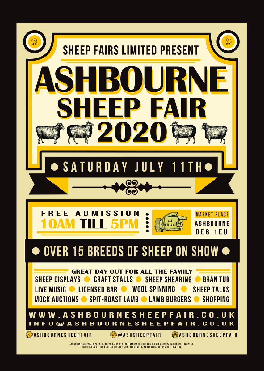 Uttoxeter Sheep Fair (@ashsheepfair) on Twitter photo We're looking for trade stands to attend Ashbourne Sheep fair 2020. Your products must be sheep or lamb related. Woolly goods, felting, artwork, crafts etc. etc. If you are interested please email us at info@ashbournesheepfair.co.uk for more details. #ashbournesheepfair We're looking for trade stands to attend Ashbourne Sheep fair 2020. Your products must be sheep or lamb related. Woolly goods, felting, artwork, crafts etc. etc. If you are interested please email us at info@ashbournesheepfair.co.uk for more details. #ashbournesheepfair