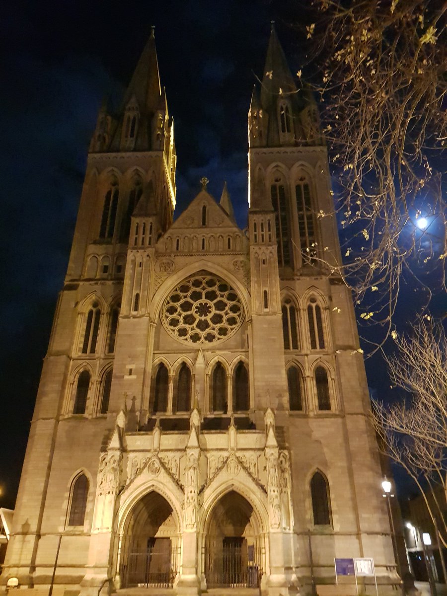 Really enjoyed my time in <a href="/DioTruro/">Diocese of Truro</a> discussing giving and generosity.  Great to see such enthusiasm and commitment. The sun has shone gloriously (by and large), and <a href="/TruroCathedral/">Truro Cathedral</a> looked magnificent last night.