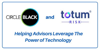 Join us this afternoon at 2 pm ET for a joint webinar where we'll show you how advisors can now calculate and analyze risk seamlessly through CircleBlack with Totum! #CircleBlack #Totum #fintech #integration 
Register here: ow.ly/hmqj50wZIDk