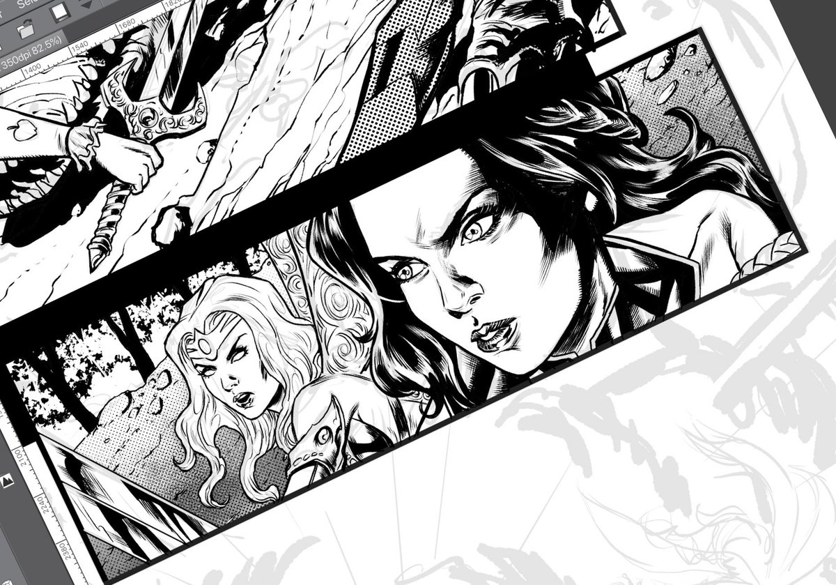 JuliusAbrera's tweet image. Skye and Tinkerbell got each others back... #grimmfairytales #issue34 #comingsoon #wip