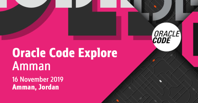 tajbayati's tweet photo. Developers...It's today 🤩
Learn more about #blockchain, #MachineLearning and #AI. Join @OracleDevs in Amman on November 16 for #CodeExplore. Register here: https://t.co/vaPuFAnxlr https://t.co/4CaN1LX8Oy https://t.co/goLMne35aa