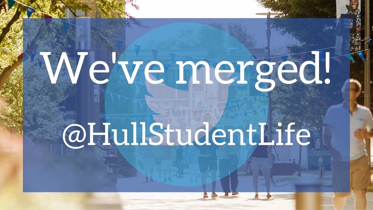 HullUni_Support's tweet photo. We’ll be moving accounts soon - our new account is @HullStudentLife 

Please follow us there - we will soon be closing this account. https://t.co/Msb6TVCyuI