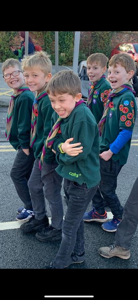 The 1st Withington Scout Group at Rememberance Sunday Didsbury #youthshaped