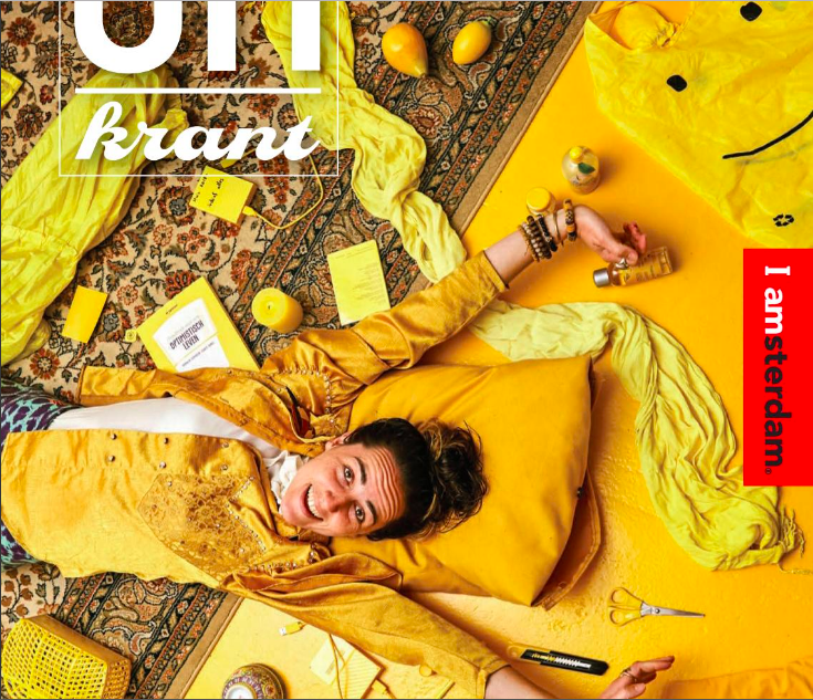 mirificare's tweet photo. Kijk nou! 'Handboek voor een Optimistisch leven' op de cover van de #Uitkrant! 💛💛💛 https://t.co/mabCbCLIyC