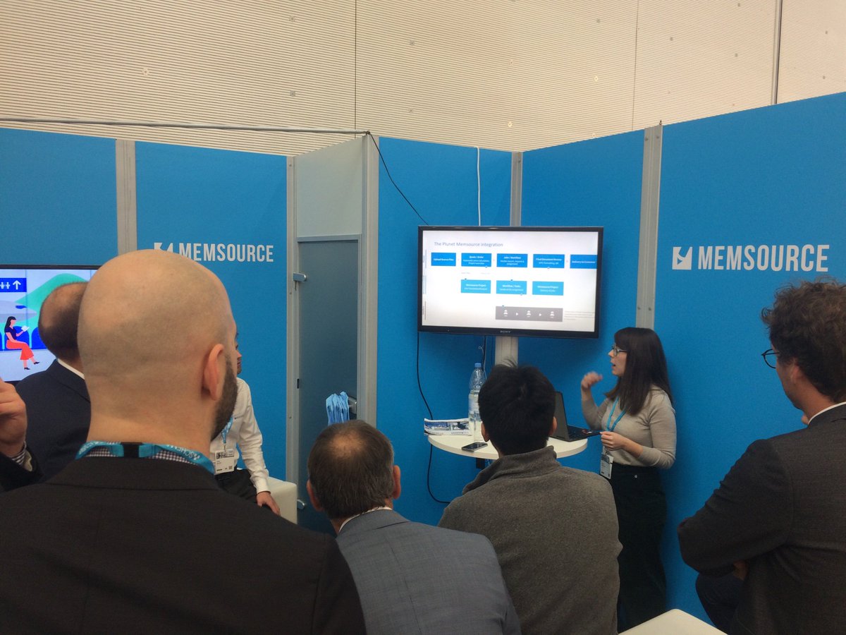 Plunet_News's tweet image. #memsource &amp;amp; Plunet at #tekom2019 - We are presenting the deep integration now!