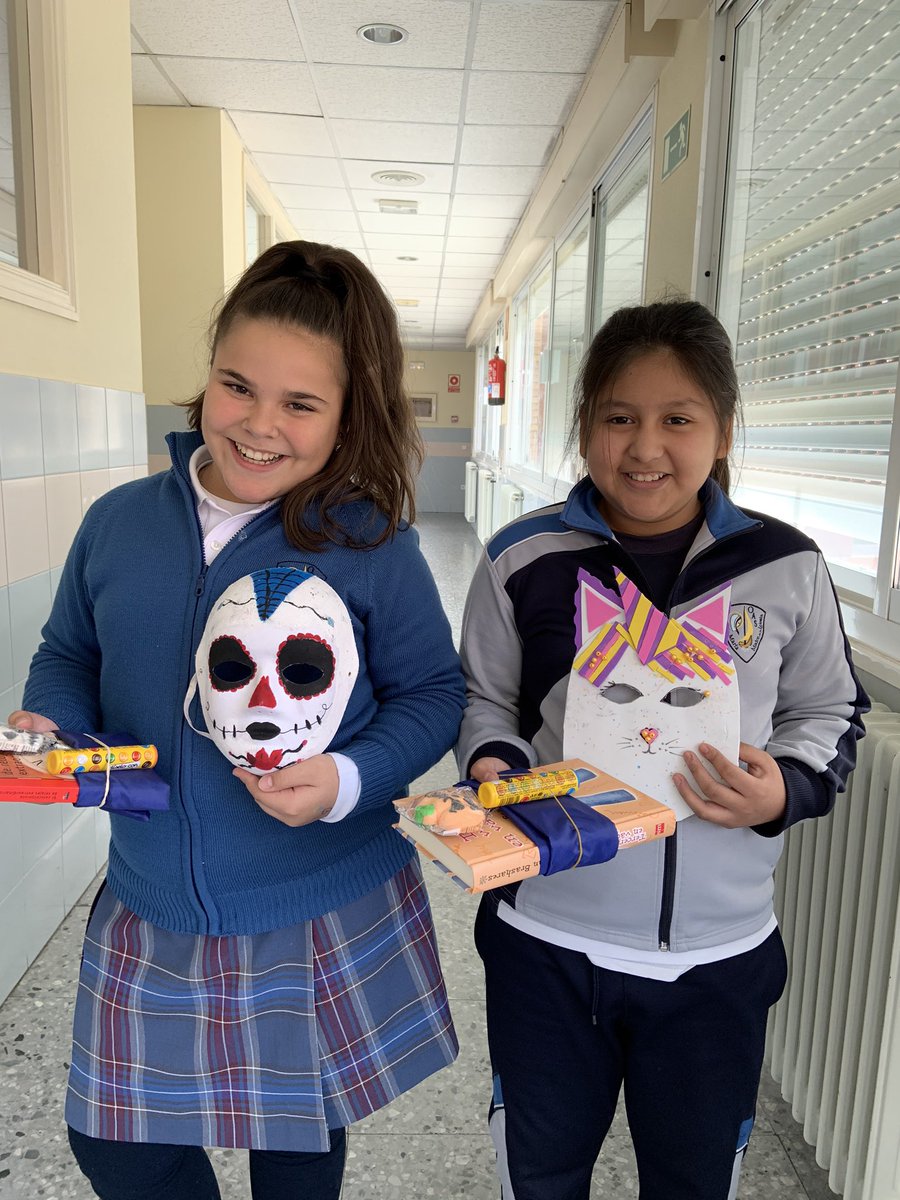 SanJoseTetuan's tweet photo. Congratulations to the winners of the Mask Competition !
The most unique/original
The hardest to create.
The most beautiful
The scariest
The cutest
The most creative.
Many thanks to all ! ¡Gracias a todos por participar !
#atreveteaserlibre
#maskcompetition
#englishisfun https://t.co/VQ7qbZA4RP