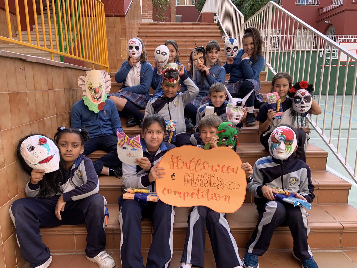 SanJoseTetuan's tweet photo. Congratulations to the winners of the Mask Competition !
The most unique/original
The hardest to create.
The most beautiful
The scariest
The cutest
The most creative.
Many thanks to all ! ¡Gracias a todos por participar !
#atreveteaserlibre
#maskcompetition
#englishisfun https://t.co/VQ7qbZA4RP