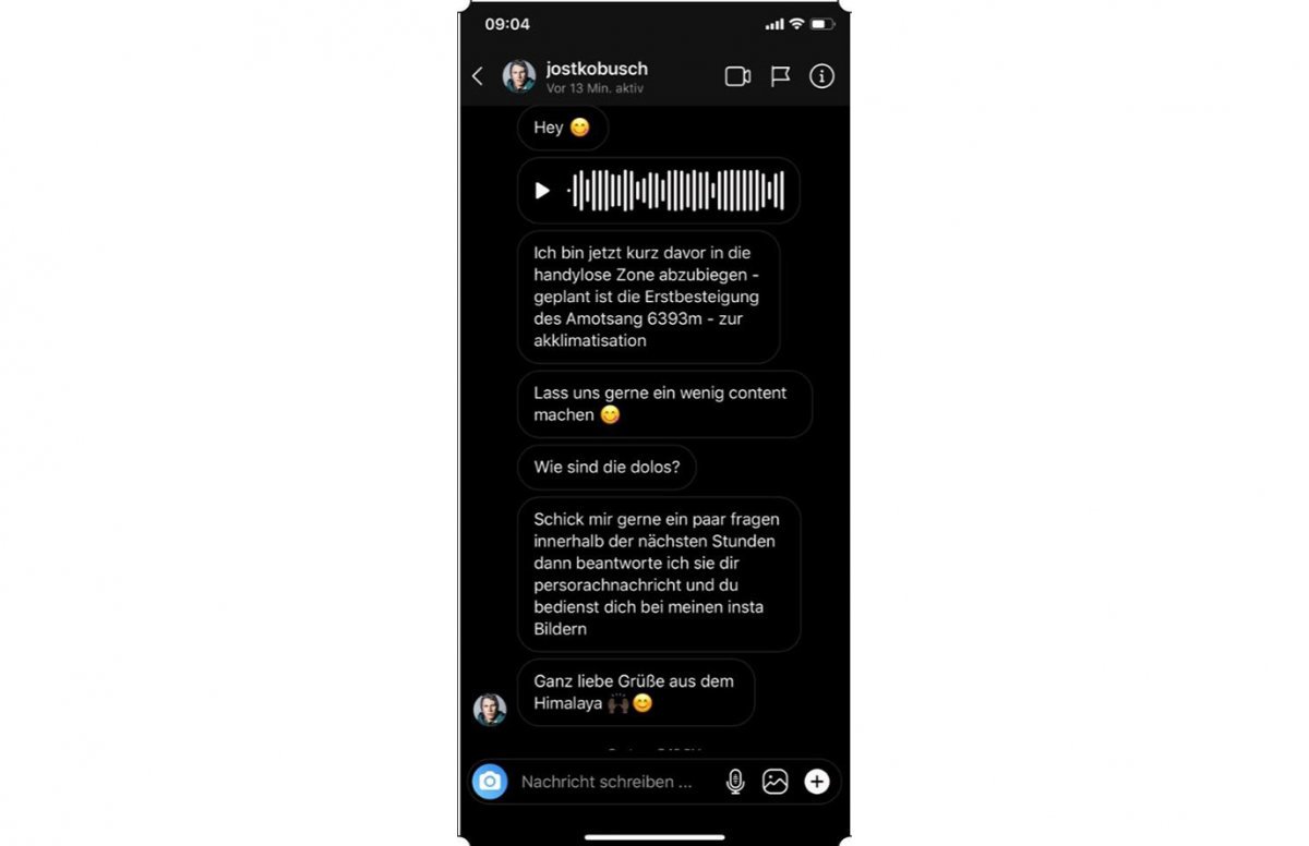 Der <a href="/JostKobusch/">Jost Kobusch</a> ist gerade im Himalaya unterwegs und möchte noch diesen Winter auf den #Everest . Hier erzählt er wie die Akklimatisierung läuft. Das Interview wurde per Instagram geführt - spannend: ispo.com/outdoor-societ… <a href="/BlackYak_EU/">BlackYak Global</a>