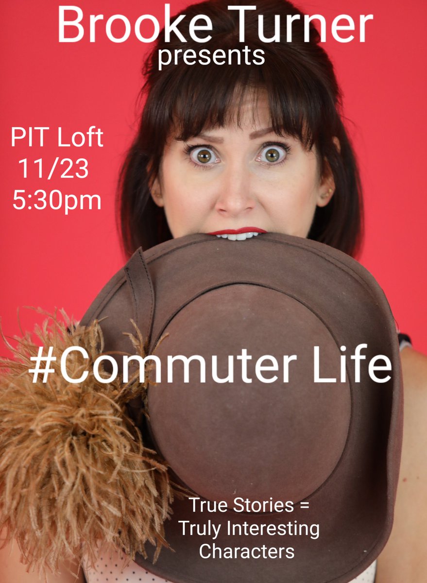 BrookeqTurner's tweet photo. Y'all. I'm doing a #solocom show @thepitnyc 
If you're a #commuter you'll relate. If you've never been on the #lirr you'll learn something new. Win win. https://t.co/95PokaG618