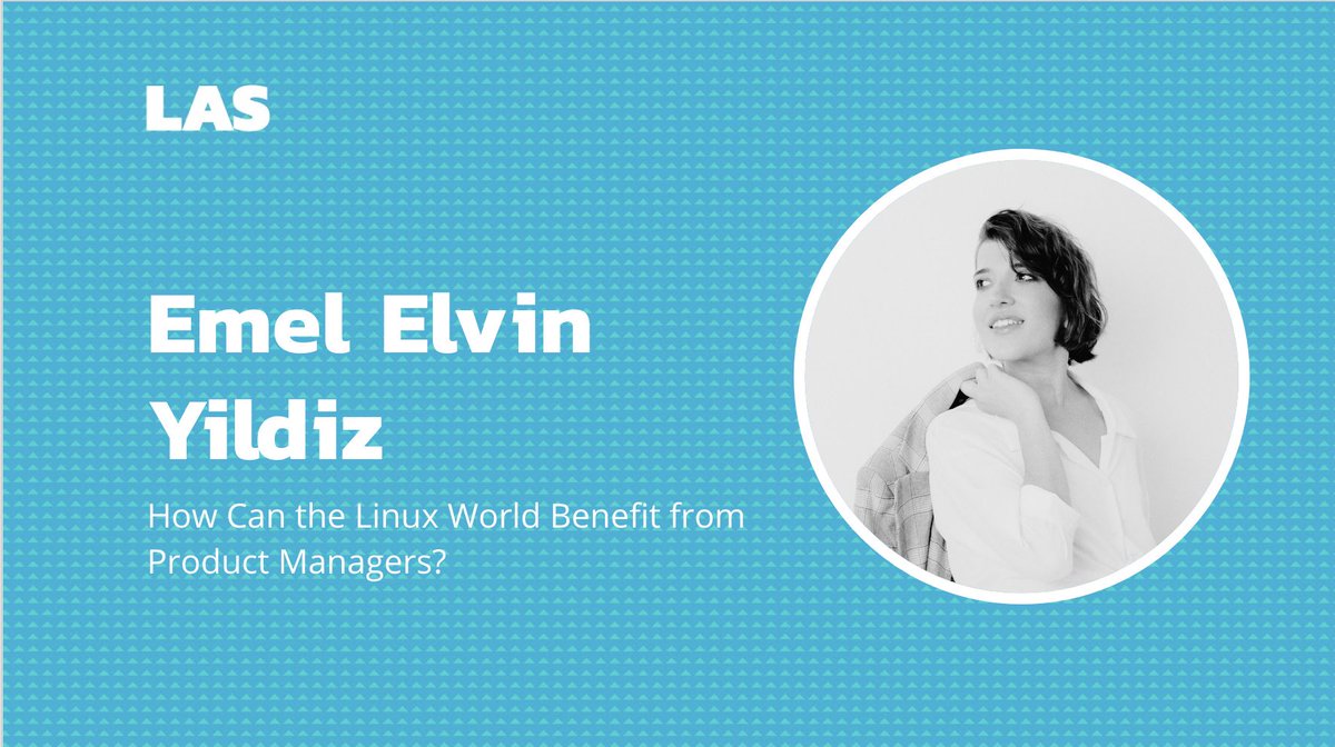 LinuxAppSummit's tweet image. Starting Soon: How Can the Linux World Benefit from Product Managers?
Presented by: Emel Elvin Yildiz
LIVE at 15:40
#LinuxAppSummit
To learn more, visit conf.linuxappsummit.org/en/LAS2019/pub…