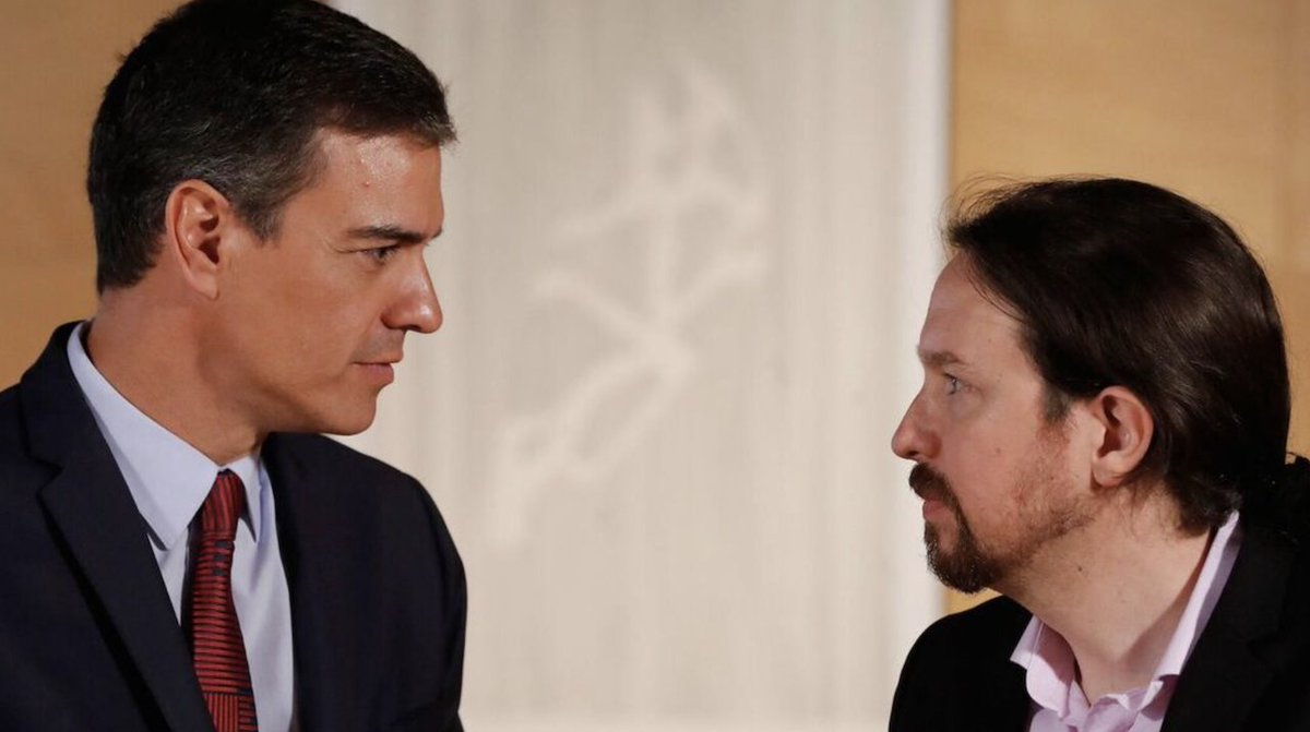 elmundotoday's tweet photo. Sánchez confirmará mañana la vicepresidencia de Iglesias si logra dormir esta noche: https://t.co/oUpndSYOSZ https://t.co/5byeqRKaIq