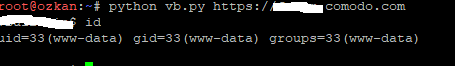 ozk4nn's tweet photo. #comodo rce :p https://t.co/O46iDeQwJy