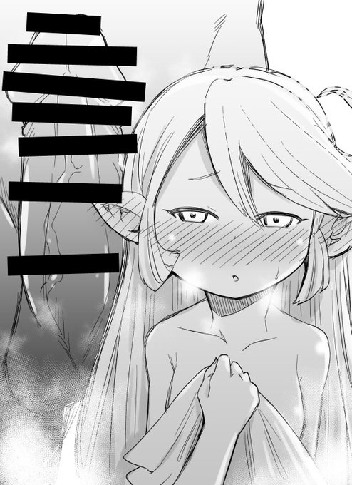 らくがきしたかったのでお題箱からシャルロッテとちんちん🔞 