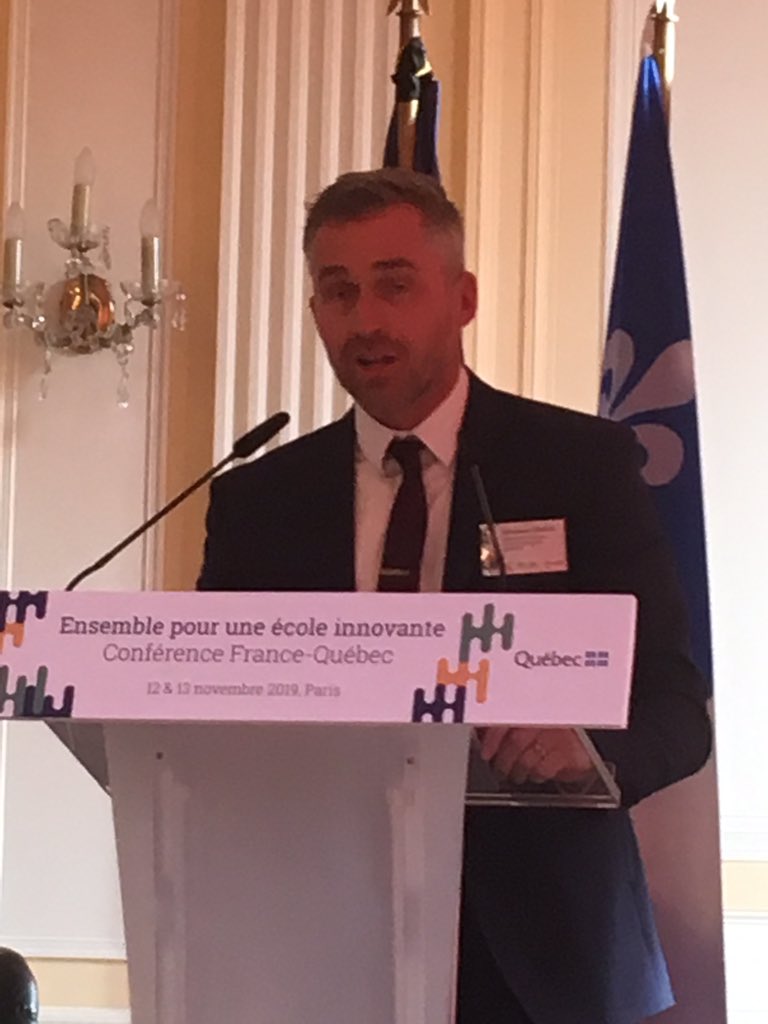 Le Plan d’action numérique du Québec présenté en sol français. Par Stéphane Lehoux, DIrecteur général MEES