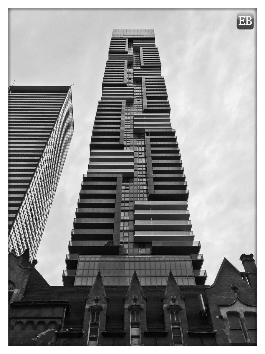 “Gothic Jenga” is.gd/ntiOqs #TheDailyMobile #photography #Architecture #BlackAndWhite #Blocks #Blocky #Buildings #CollegePark #Condo #CondoTower #Contrast #Gables #GothicJenga #Juxtaposition #NewAndOld #Skyscraper #Toronto #Tower #YongeAtCollege