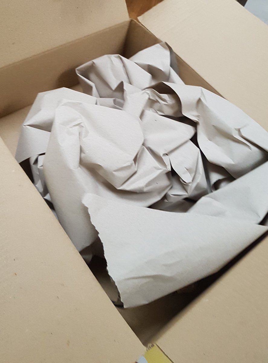 wildgeeza's tweet photo. I know they like to take it seriously, but @AmazonUK packing at it's very finest, ladies and gentlemen! #omg #wtf #BeggarsBelief #AmazonPacking #WeDontNeedNoTrees https://t.co/q21vEhdTkt