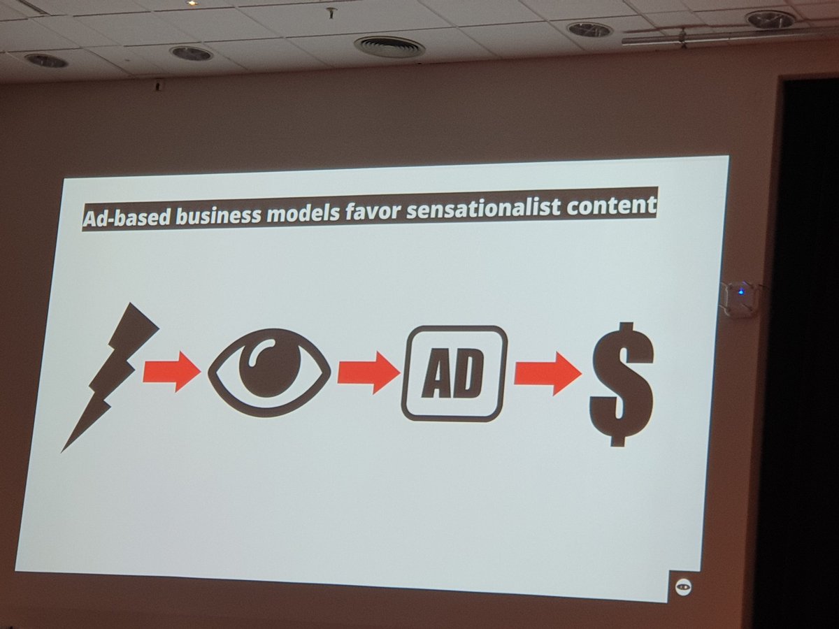 SimoneKrouwer's tweet photo. Laura Dornheim on the potential negative side-effects of online advertising. I do like that there's also a critical note on the #NativeDays19. https://t.co/0d4NcMikHO