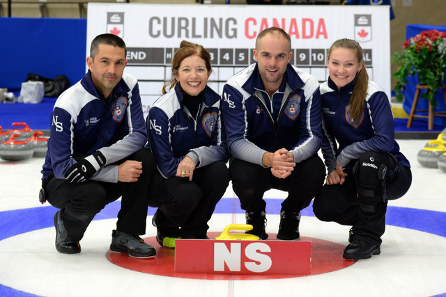 NSCurl's tweet photo. We wanted to give one last shoutout to Team Burgess and their performance last week at #CMCC2020.
They ended up in so many close games that could have gone either way. Lindsey, Luke, Colleen and Peter did a fantastic job representing Nova Scotia and we couldn’t be more proud! https://t.co/OrjI5MaHEO