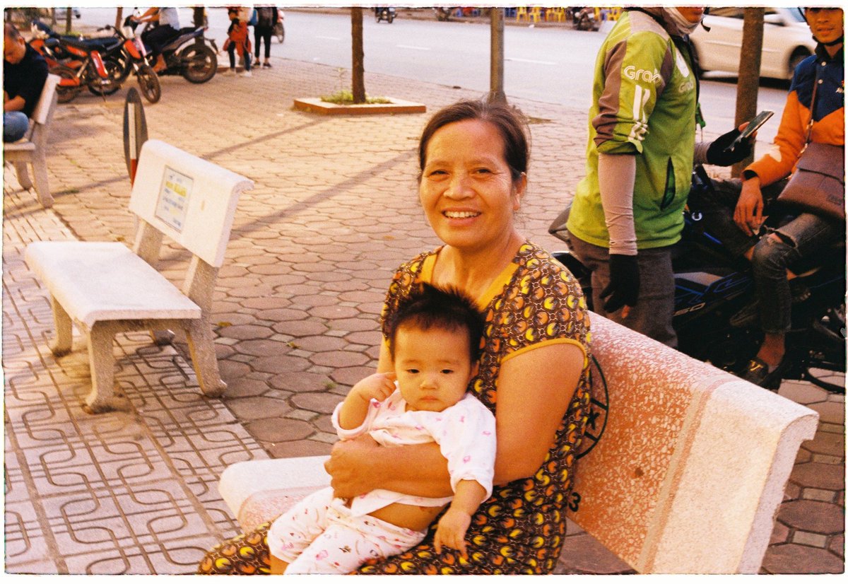 13. 'My granddaughter is very good but she never sleeps!' a tired grandmother in Tu Liem, Hanoi

#someoneimettoday #photooftheday #travelvietnam #travelasia #vietnam #hanoi #visithanoi #travelphotography #travelblog #filmphotography #canon #canonav1 #photography #humanphotography