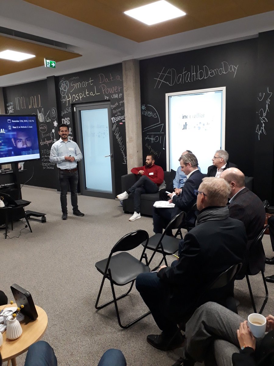 BDombrowe's tweet photo. Today we have our Cyber Security Matchmaking in Haus 5. Corporates meet selected Cyber Security Startups. Very important topic for all of us. Big thanks to @cube5security and @EITDigitalAccel and to all companies to take part. 
@IRGmbH 
@Gruenderallianz https://t.co/LntuJ314VM