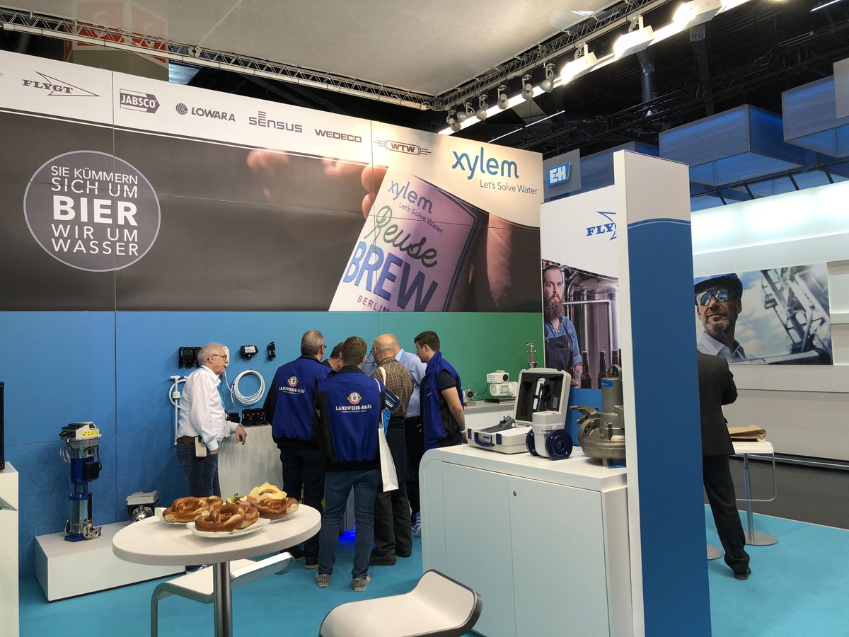 XylemGermany's tweet photo. Auf der diesjährigen #BrauBeviale präsentiert Xylem Water Solutions in Halle 6, Stand 219 sein breites Produktportfolio unterschiedlicher Produktmarken für das #Fluid-Management. Unsere Experten freuen sich auf Ihren Besuch. #Bier  #ReuseBrew https://t.co/m6TxyddRtY