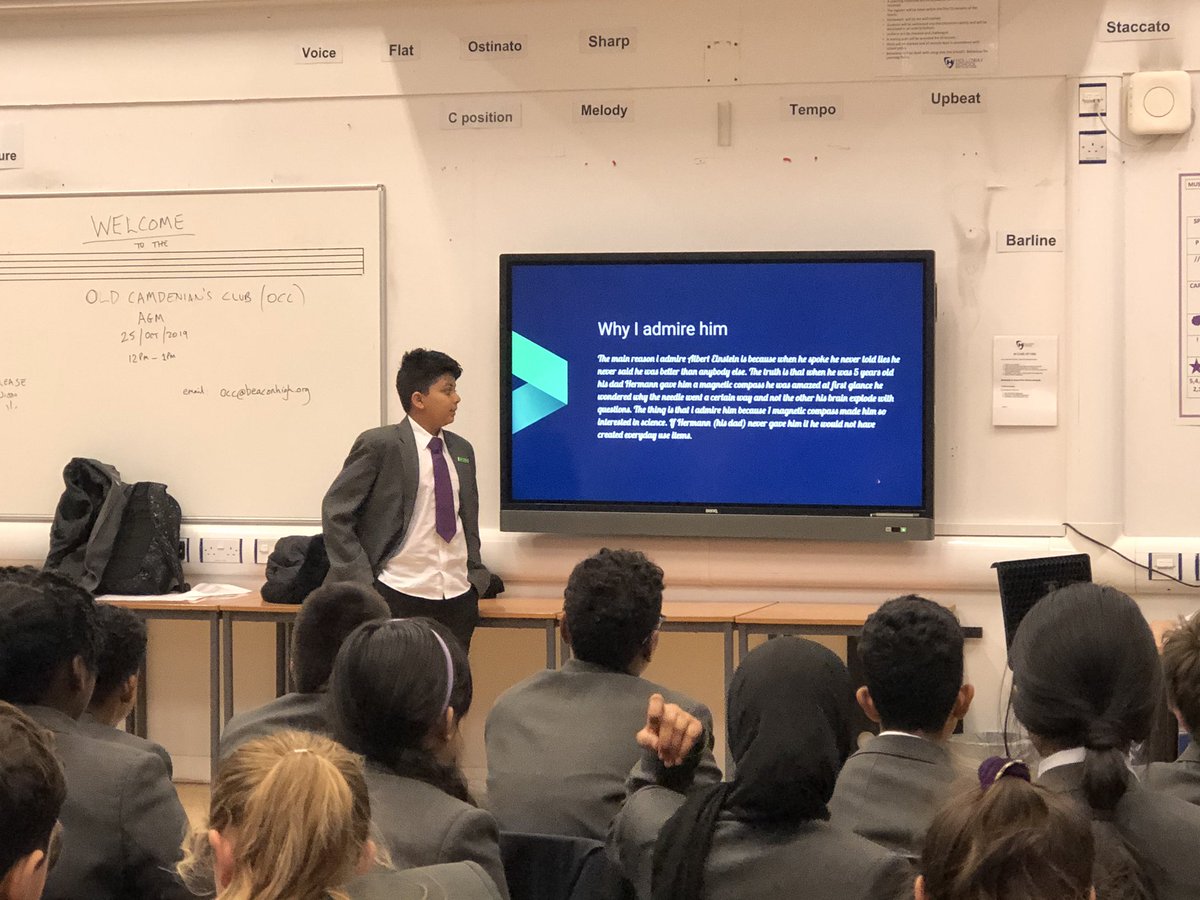 Beacon_High's tweet photo. Well done to our Year 7 students who delivered their presentation on a historical figure of their choice as part of their Beacon Edge Home Learning! 👏🏻 #BeaconEdge #overandbeyond https://t.co/foTNfEpUfW