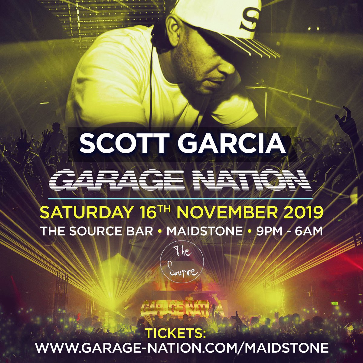 DJScottGarcia's tweet photo. I’m playing at @garagenation at @sourcemaidstone this Saturday 16th November!.
•
🎫 Final tickets: https://t.co/y6EqNjpx4s .
•
#ukg #ukgarage #ukgaragrmusic #oldskoolgarage #scottgarcia #itsalondonthing #dj #clubdj #maidstone #sourcebar https://t.co/t7IBpZtZAT