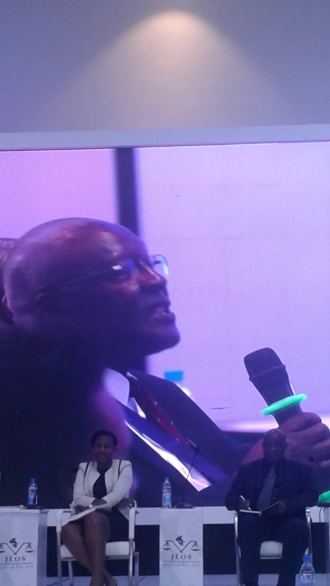 Kemba_A's tweet photo. Chief Justice Bart Katurebe responding to @ISERUganda #JLOSReview underscores need 2 investigate adequate resources, noting land division has only 4 judges who each have backlog of over 2000 cases to dispose&those plaintiffs among the only 5% that access formal justice system https://t.co/G4sa39rgUG